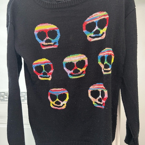 Colorful Skull Sweater - Picture 1 of 2